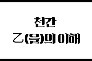 천간 乙(을)의 이해 : 유연함 속에 깃든 창조의 기운